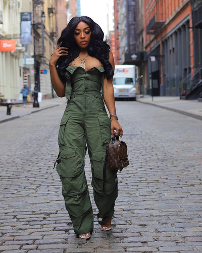 Lover Of Cargo Jumpsuit