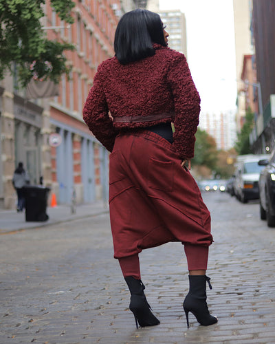 Shag To the bone Crop Jacket