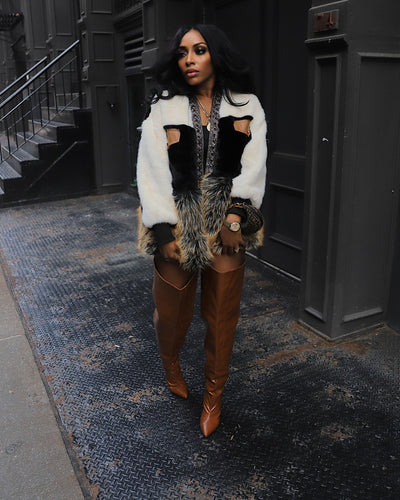 Royalty Faux Fur Coat