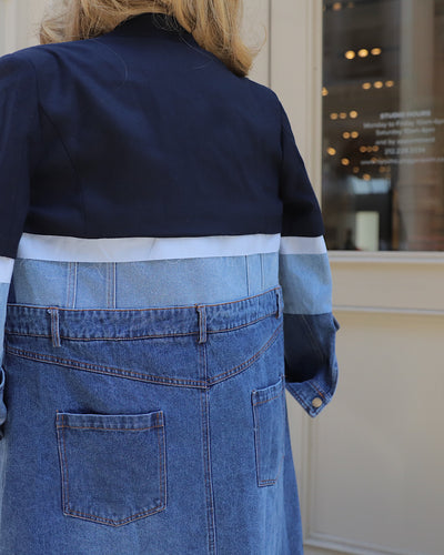 Denim Remix Trench