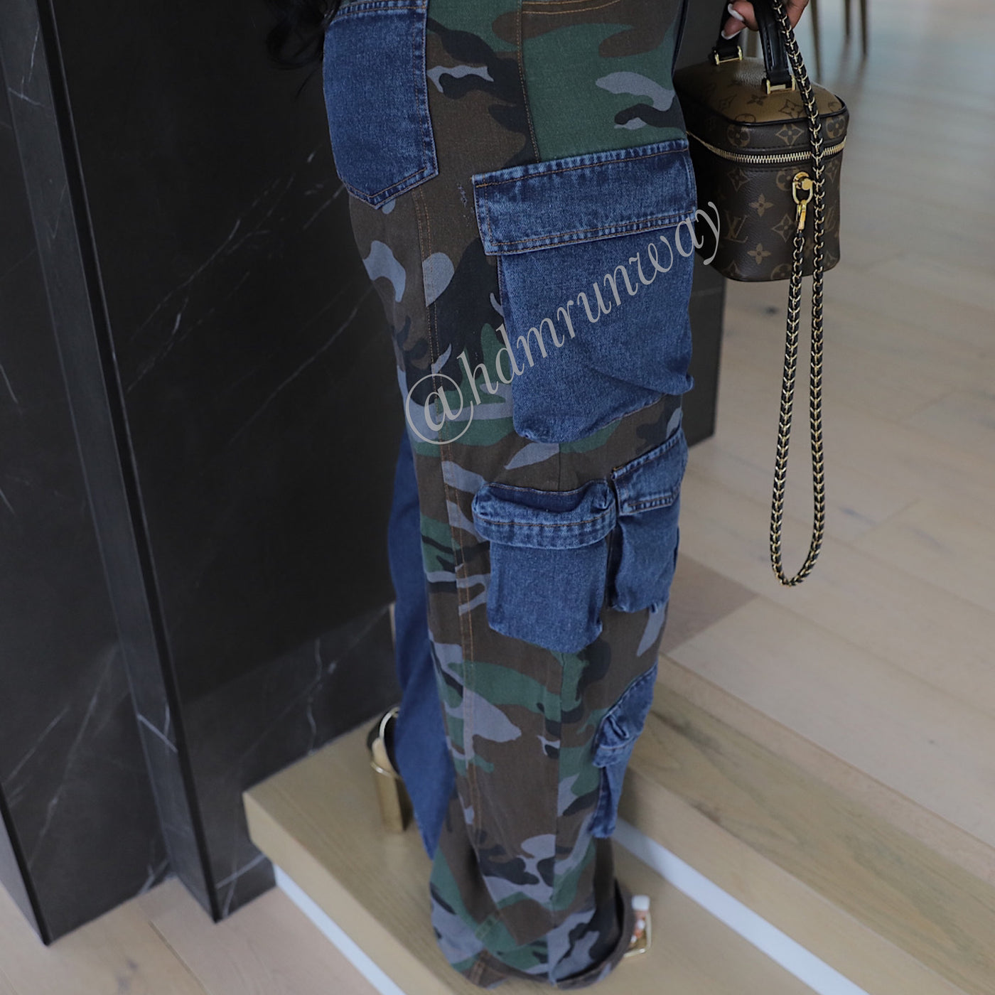 Remix Camo Cargo Jeans