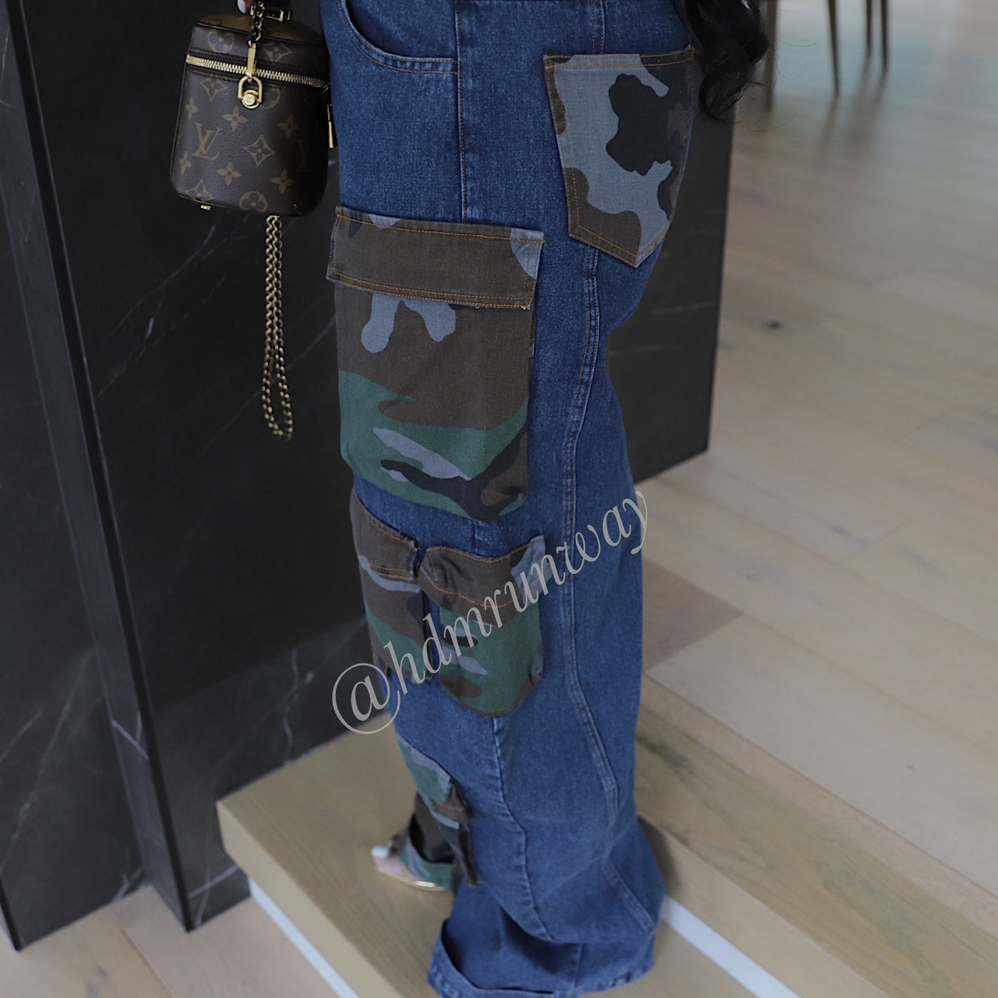 Remix Camo Cargo Jeans